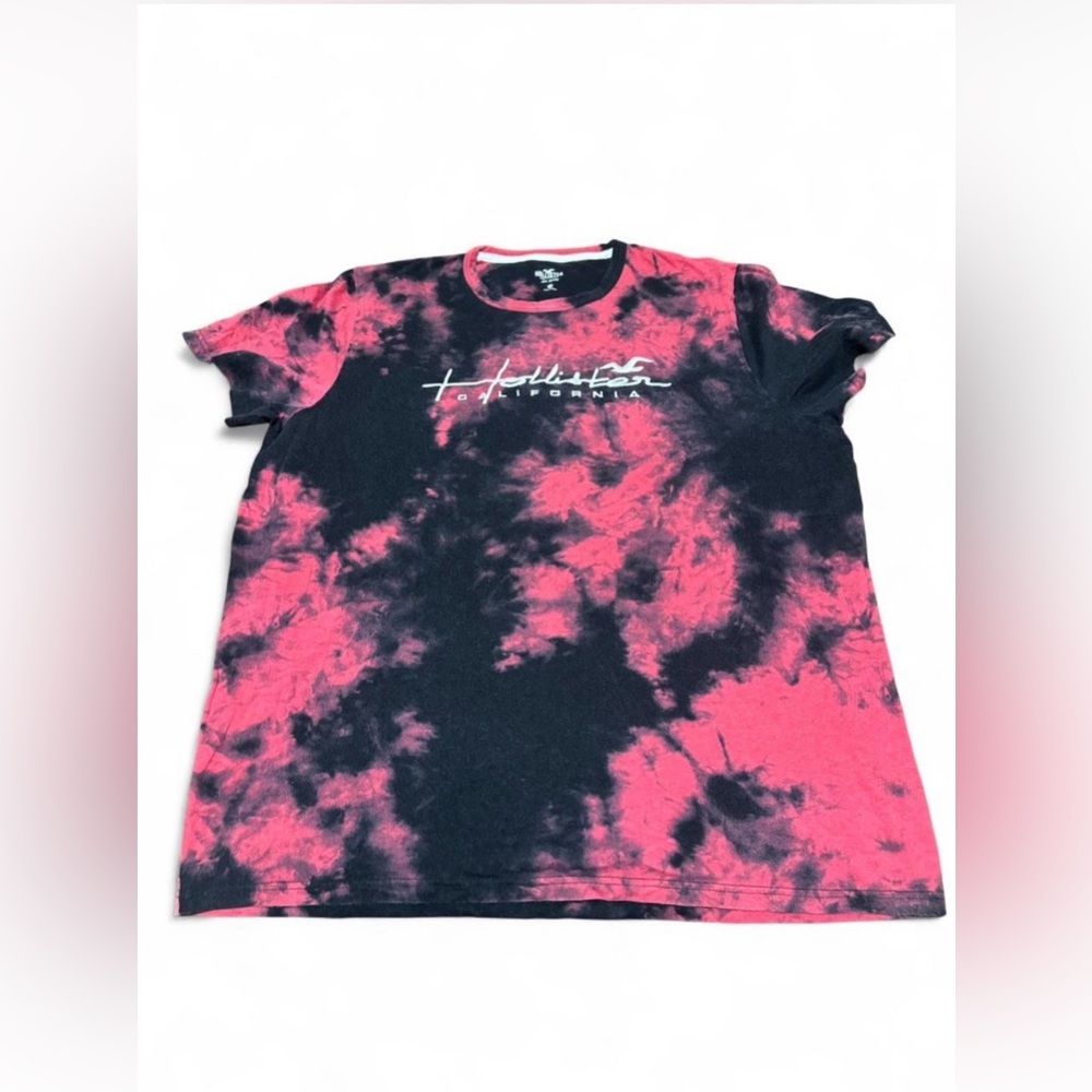 Hollister Red and Black Cotton Tee